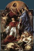 Jacob Jordaens St Charles Cares for the Plague Victims  of Milan oil painting on canvas